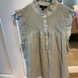 Light green jcrew sleeveless top